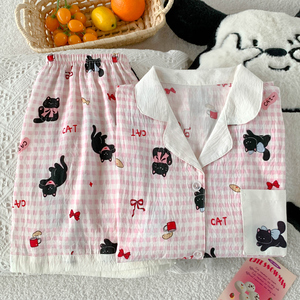 ชุดนอนผู้หญิงขายส่ง ชุดนอนผ้าฝ้ายเนื้อนุ่ม - Product Image 2