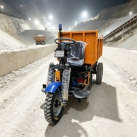 Mini-dumper électrique antidérapant de 2 tonnes pour mines souterraines, zéro émission, longue autonomie pour le transport minier