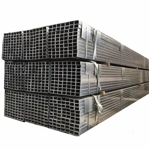 Tuyau d'acier galvanisé à bas prix tuyau enduit de zinc section creuse tube carré en acier 40x40 tube carré pour la construction
