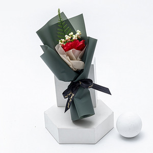 Jabón de Flores para el Día de la Madre, Pequeño Regalo, Flores Secas Estrelladas, Rosa, Girasol, Jabón Artificial, Mini Ramo de Flores - Product Image 5