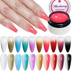 Meilleure vente Couleur nue Peinture Nail Glue Gradient <span class=keywords><strong>Semi</strong></span> <span class=keywords><strong>Permanent</strong></span> Varnis Gel Ice Transparent Jelly Gel Vernis à ongles - Product Image 1