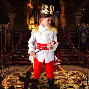 Performance Costumes for Children Princess Vampire Witch Dress Cosplay New Royal Prince Suit Masquerade Clothing Birthday Gift
