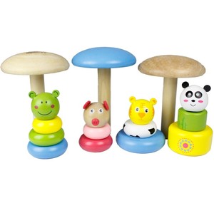 Jouets empilables pour bébé, anneaux à <span class=keywords><strong>empiler</strong></span>, style Montessori - Product Image 3