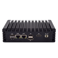 INNODA J4125 Mini Pc Fanless Linux Pfsense Dual Gigabit Ethernet 300Mbps Wifi Vga Rs232 Pc Industrial
