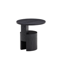 Table console décorative en bois massif de style nordique, table d'appoint moderne pour salon, table basse pour entreprise