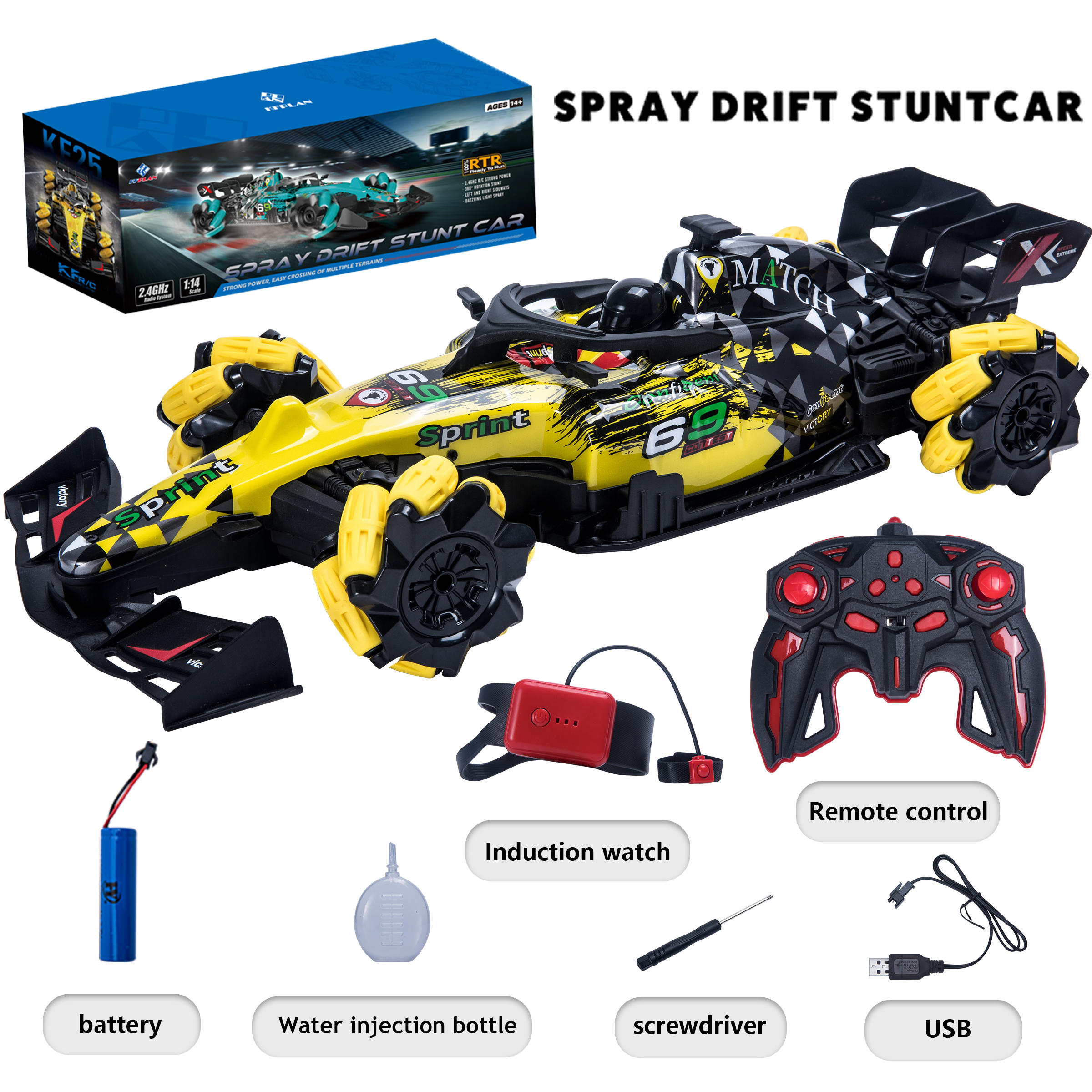 HOSHI KF25 F1 Remote Control Car - High Speed Racing Fun