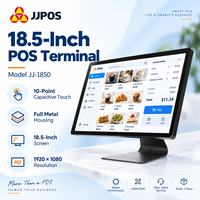 Terminal de point de vente tactile capacitif 18,5 pouces Windows/Android en métal pour restaurant, supermarché, commerce de détail OEM ODM