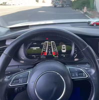Tableau de bord LCD 12,3'' pour Audi A3 2014-2020, tableau de bord intelligent LCD pour voiture, panneau d'instruments, compteur de vitesse, affichage de la vitesse du véhicule