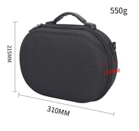 Étui pour Vision Pro, étui de transport rigide tout-en-un sac de rangement portable pour casque Apple Vision Pro VR et accessoires