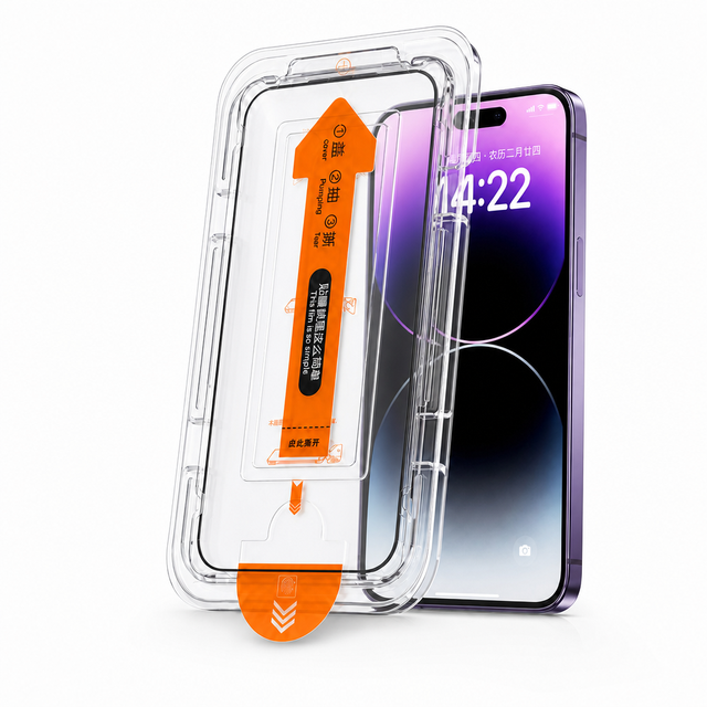 9H Tempered Glass Screen Protector with Dust Free Auto Alignment Installation Tool Oleophobic Anti-Fingerprint for iPhone 11-18