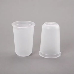 Bicchieri di Plastica Usa e Getta con Logo Personalizzato, Coperchio a U Trasparente, Bicchieri Opachi a Parete Singola <span class=keywords><strong>per</strong></span> Dessert, Caffè e Tè al <span class=keywords><strong>Latte</strong></span> - Product Image 4