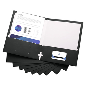 Tùy Chỉnh Thân Thiện Với Môi Công Ty 2 Túi Cmyk In Ấn Giấy Thư Mục Với Logo Trường Thư Mục Cho Tài Liệu Tập Tin Thư Mục - Product Image 6