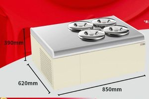 Vitrine à glace HODUWISE en acier inoxydable, comptoir de comptoir, armoire à baril, M4, petite vitrine commerciale, congélateur personnalisé pour gelato - Product Image 5