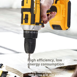 Nuevo Kit de Taladro Inalámbrico Multifuncional Variable, Taladro Eléctrico <span class=keywords><strong>Craftsman</strong></span>, Juego de Herramientas para Trabajar la Madera, <span class=keywords><strong>Destornillador</strong></span> Eléctrico sin Escobillas - Product Image 4