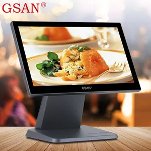 Professional 15.6 Inch Capacitive Pos All In 1 Touch Screen Pos Monitor For Supermarket