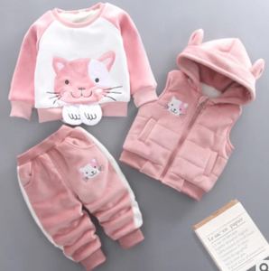 Vêtements d'hiver pour garçons et filles de 6 à 60 mois, 2022 Guangzhou, manches longues, col à capuche, respirant, vente en gros, animaux mignons, doux - Product Image 6