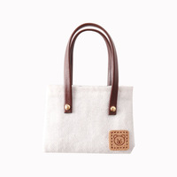 Mini sac à bandoulière en toile pour maison de poupée, accessoire de vêtements de poupée à l'échelle 1/12 pour OB11, décoration de mini-scène DIY, jouet de jeu d'imitation