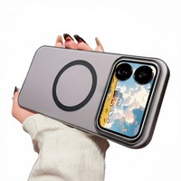 Coque de téléphone portable transparente mate, colorée, magnétique, en TPU+PC, antichoc, pour Honor X8C 4G Imiracle