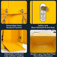 Baitu Double-door High-pressure Gas Cylinder Storage Cabinet Equipped with an Alarm Device for Instrument Analysis laboratory