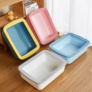 Caixa de Areia para Gato Extra Grande em Plástico <span class=keywords><strong>PP</strong></span>, à Prova de Respingo, Semi-Fechada, Fabricada na China, Atacado - Product Image 6