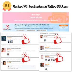 Pegatinas de Tatuajes Temporales Lumi <span class=keywords><strong>Laser</strong></span> Personalizadas con Diseño de Witch Squad para Arte Corporal y Facial, Cosplay y Actuaciones en Escenario - Material de Papel - Product Image 2
