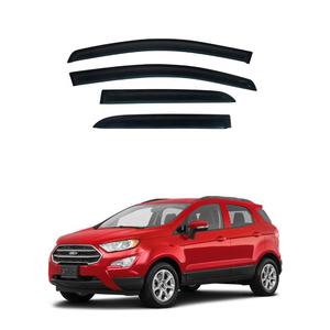 Accessori Esterni per Auto <span class=keywords><strong>Ecosport</strong></span>, Deflettore Porta Nero, Protezione Pioggia per <span class=keywords><strong>Ford</strong></span> <span class=keywords><strong>Ecosport</strong></span> 2014 2015 2016 2017 2018 - Product Image 1