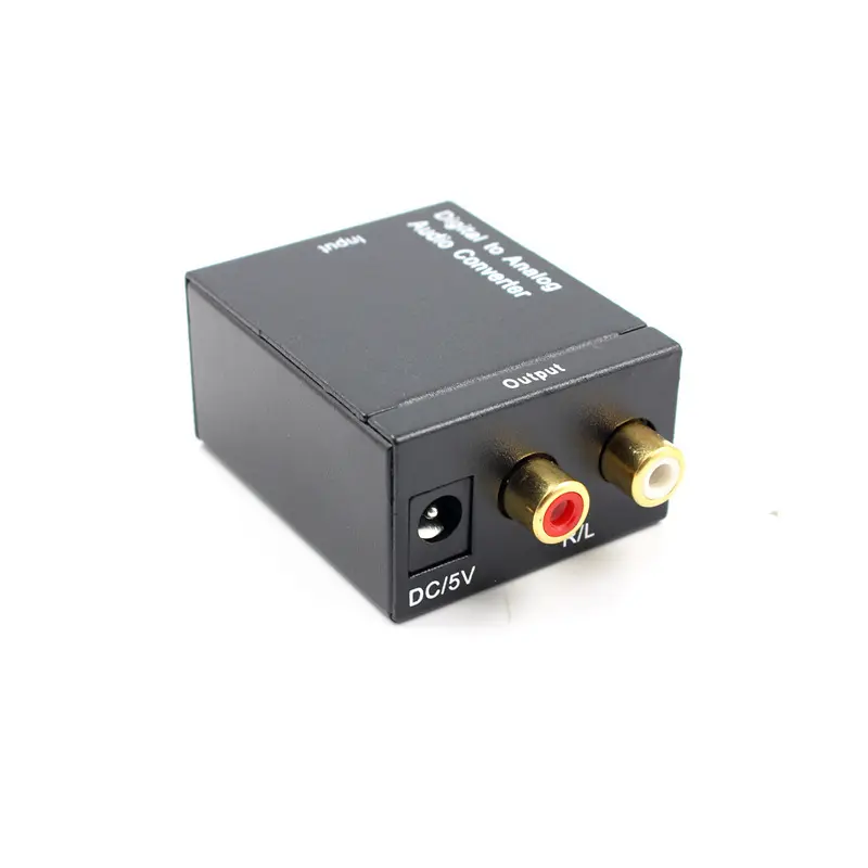 Glasfaser/Koaxial-Analog-Audiosignal wandler Koaxial/Digital Optisch-Analog-Audio konverter