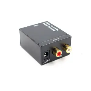 Fiber/koaksiyel analog ses sinyal dönüştürücüler koaksiyel/dijital optik analog ses dönüştürücüler