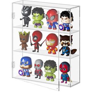 <span class=keywords><strong>Vitrine</strong></span> murale en acrylique <span class=keywords><strong>pour</strong></span> mini figurine Pop Pierres de cristal minéral à collectionner - Product Image 1