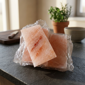 Plaque de sel rose de l'Himalaya 100% naturel, qualité supérieure raffinée, technique de sculpture, pour usage en cuisine, OEM, marque privée, artisanat - Product Image 1