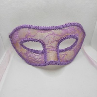 Masque vénitien de mascarade pour femme, sexy, en dentelle, pour Halloween, carnaval, fête costumée, bal, noir, flexible, 1 couleur