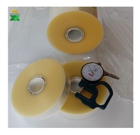 Rouleau de cerclage thermofusible avec logo personnalisé avec film OPP plastique transparent pour machine à cercler automatique
