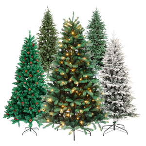 Les décorations pliantes artificielles tournent l'arbre de Noël de neige pour la décoration extérieure de fête de bureau à domicile - Product Image 5