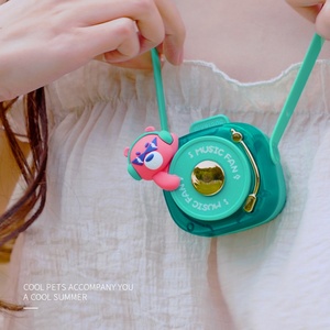 พัดลมคล้องคอรูปเป็ดน่ารัก พกพาสะดวก ไร้ใบพัด - Product Image 3