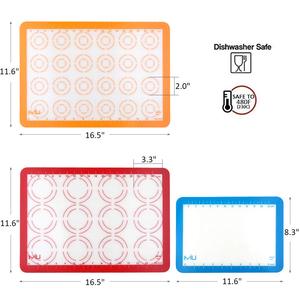 Tapis <span class=keywords><strong>de</strong></span> <span class=keywords><strong>cuisson</strong></span> en silicone antiadhésif pour macarons, <span class=keywords><strong>de</strong></span> haute qualité, taille personnalisable, plaque à pâtisserie - Product Image 1