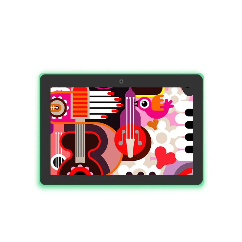 10 นิ้ว 16G Android POE แท็บเล็ตพีซี RK3566 RGB light bar สําหรับห้องประชุมการจองระบบ android 11.0 แท็บเล็ตพีซี