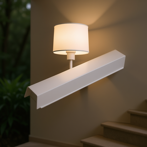 Applique murale Opal Staircase 120 cm blanche, luminaire d'intérieur moderne - Product Image 3
