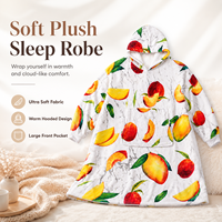 Couverture à capuche moderne et surdimensionnée, ultra douce, en peluche moelleuse, avec poches, anti-acariens