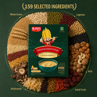 Porridge multigrains instantané, céréales pour petit-déjeuner, boisson, substitut de repas, alimentation saine, vente en gros, sachets en vrac, fournisseur