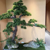Plantes et arbres artificiels de grande taille de haute qualité, tronc de pin artificiel en vente