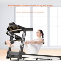 Tapis roulant intelligent pliable pour usage domestique, avec inclinaison réglable et design amortissant pour l'exercice et la remise en forme