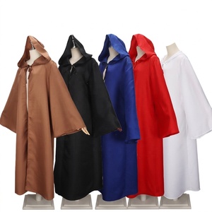 Robe à capuche Jedi, cape longue à manches larges, costume de cosplay <span class=keywords><strong>Anakin</strong></span> <span class=keywords><strong>Sith</strong></span>, cape de fête d'Halloween pour adultes - Product Image 2