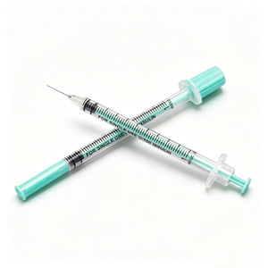 <span class=keywords><strong>Jeringa</strong></span> de <span class=keywords><strong>insulina</strong></span> de 0,5 ml <span class=keywords><strong>U100</strong></span>, <span class=keywords><strong>jeringa</strong></span> de 1 mlcc, <span class=keywords><strong>jeringa</strong></span> de 1 ml con aguja de 31G y 14 pulgadas (6 mm) con agujas de 0,5 pulgadas, <span class=keywords><strong>jeringa</strong></span> de inyección de 1 ml - Product Image 2