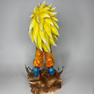 Figurine Manga Goku Super Trois DRAGON BALL Z 35CM avec mains interchangeables, en PVC, pour collection ou cadeau - Product Image 6