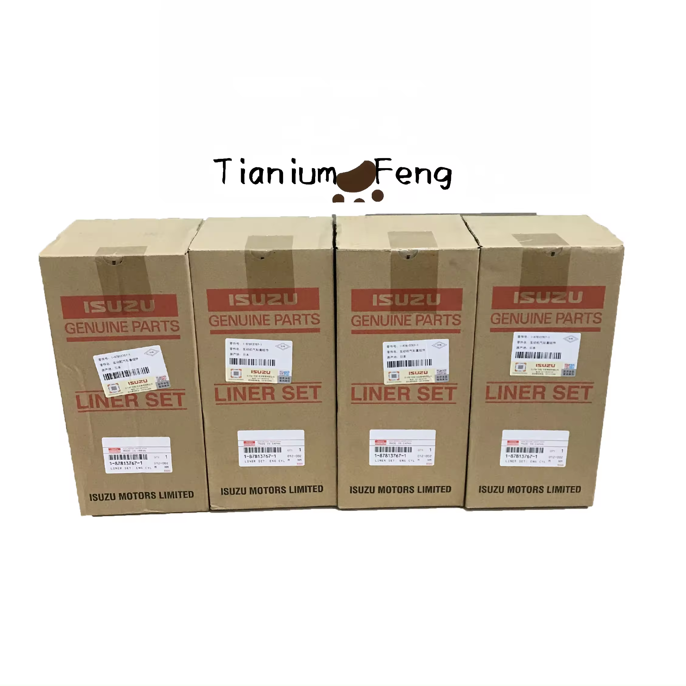 Оригинальный комплект вкладышей 4HK1/6HK1 для поршневых колец ISUZU, комплект 1878137671/1-87813767-1/1878137661, сделано в Японии