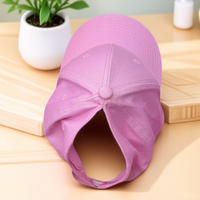 Casquette de golf unisexe à fixation magnétique pour queue de cheval, séchage rapide, protection solaire, ajustable, en toile, pour activités de plein air, 5 panneaux