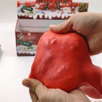 Bâton de beurre en blocs de construction de Noël, jouet anti-stress simulé le plus vendu, son croquant, cadeau de vacances en stock