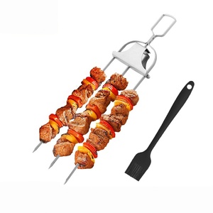 Fourchettes à barbecue en acier inoxydable Trident, outils de cuisson en plein air, camping, randonnée, grillades, design moderne, pour adultes, toutes saisons - Product Image 1