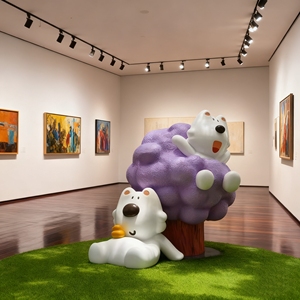 รูปปั้นแมวกวักญี่ปุ่นขนาดใหญ่ CS183 ทำจากพลาสติกเสริมแรง FRP สำหรับตกแต่งภายในล็อบบี้โรงแรม สำนักงาน อาคาร ธนาคาร ห้างสรรพสินค้า - Product Image 4