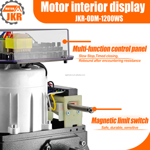 Üretici Toptan Satış Kayar Dış Mekan Kapı Motoru Açıcı Operatörü 600kg - 2000kg Yumuşak Kapanma ve Otomatik Kapanma Fonksiyonlu - Product Image 2